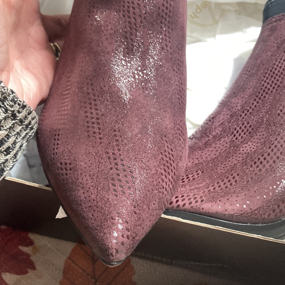 MARC JOSEPH NEW YORK Leather Made in Brazil 2.25 Inch Heel Ankle Bootie 9.5 - Picture 8 of 9